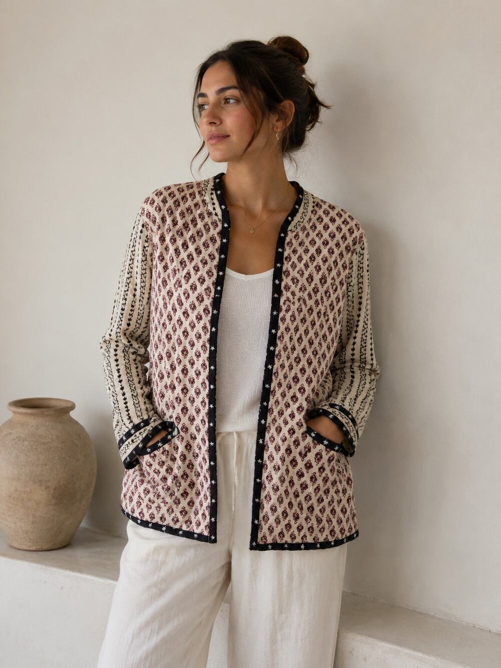 Scotch & Soda Maison Jolie Vagabonde Jacket Cream Women’s 3 Boho Indie Chic